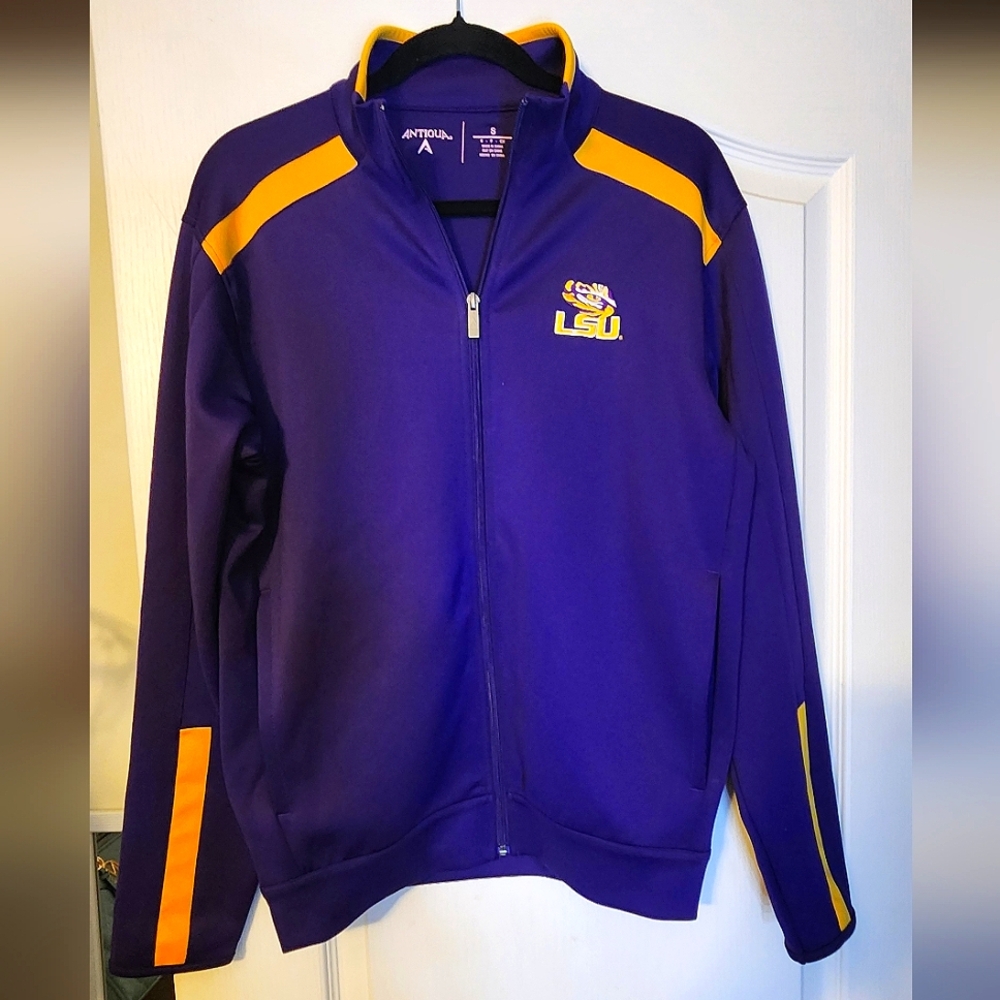 Antigua Purple and Gold LSU Jacket
